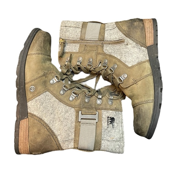 Sorel Womens Major Carly Combat Boot 6.5 - Picture 1 of 8